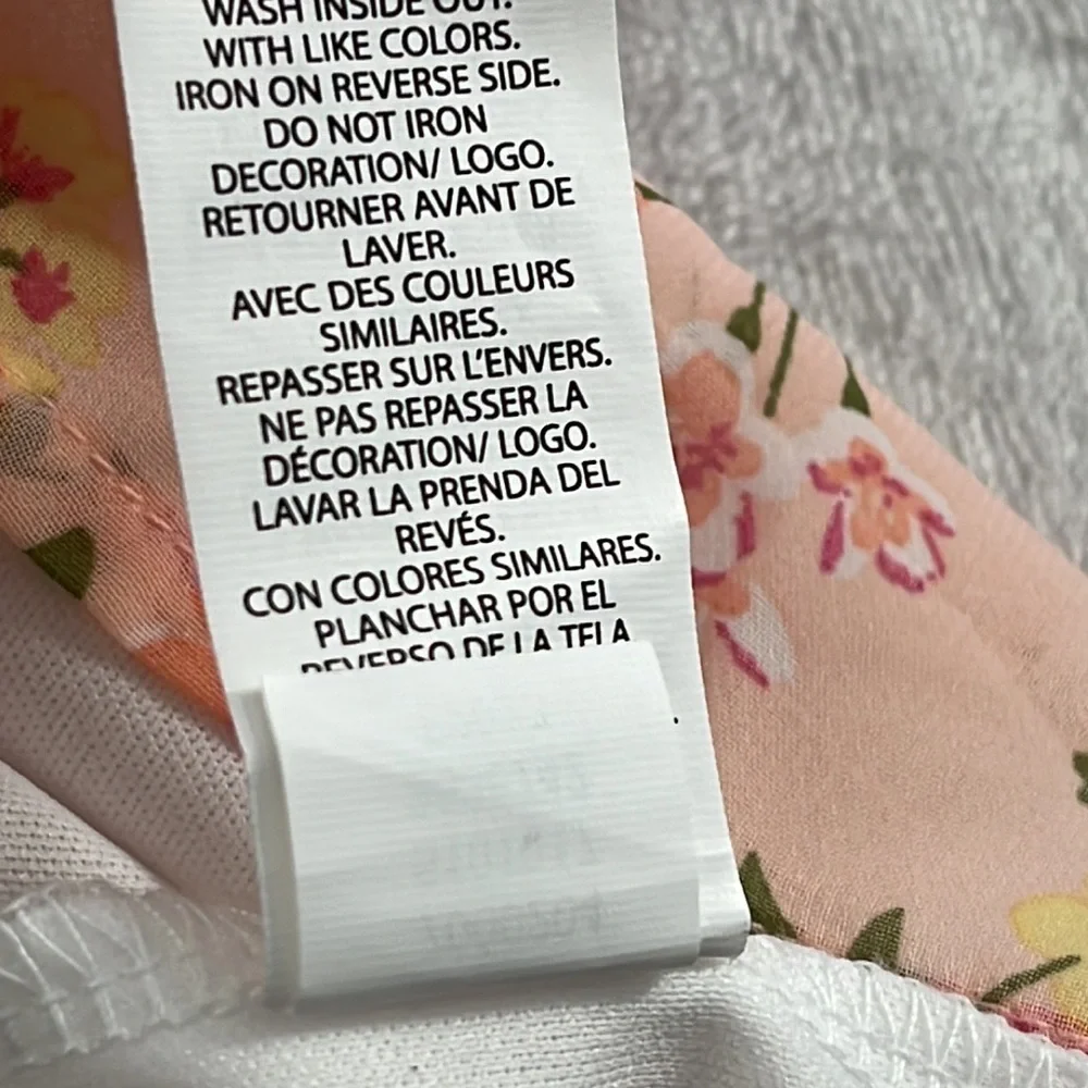 NEW Childrens Place 14, XL Peach Apricot Glow‎ 3036742 SS Floral Dress